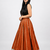 Women’s Long Flair Chaniya Skirt for Navratri & Garba  Free Size (upto XL)