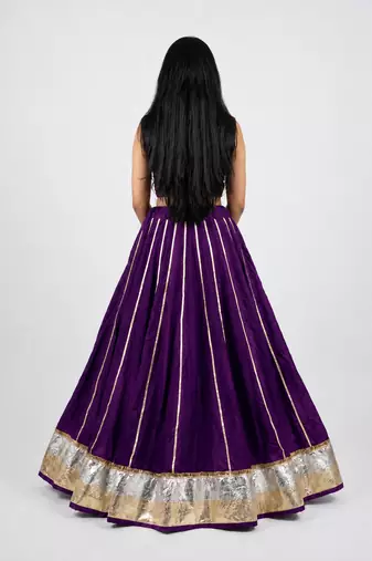 Long Flair Chaniya Skirt for Navratri & Garba  Free Size (upto 42)
