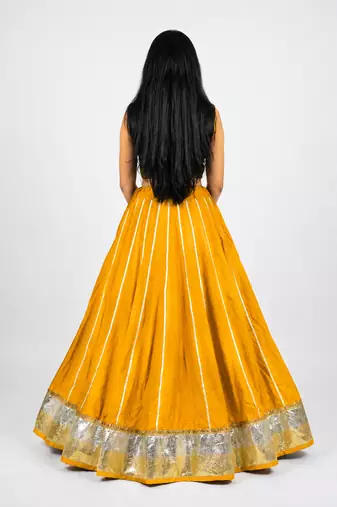 Long Flair Chaniya Skirt for Navratri & Garba  Free Size (upto 42)