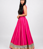 Long Flair Chaniya Skirt for Navratri & Garba  Free Size (upto 42)