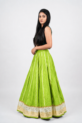 Long Flair Chaniya Skirt for Navratri & Garba  Free Size (upto 42) 1