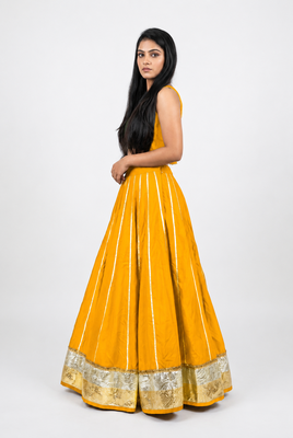Long Flair Chaniya Skirt for Navratri & Garba  Free Size (upto 42) 1