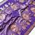 Purple Color Zari Weveing Work Georgette Saree