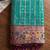 sky blue banarasi silk blend saree with blouse