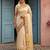 off white silk blend saree with blouse