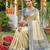 navy blue silk blend saree with blouse