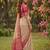 beige cotton blend saree with blouse