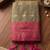 beige cotton blend saree with blouse