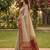 beige cotton blend saree with blouse