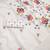 white flower printed work cotton blend saree