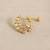 Gold plated yellow polki diamond nose ring