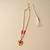 Multicolor polki beaded navratna stones long necklace