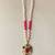 Multicolor polki beaded navratna stones long necklace