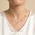 Gold plated moissanite polki diamond frost collar necklace