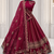 pink color Handwork Sequin and Beads Multi Color and Thread work silk blend Lehnga Choli 