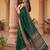Kavindi women's cotton silk solid print with golden woven border saree with blouse