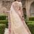 Kavindi women's cotton silk solid print with golden woven border saree with blouse