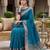 Kavindi women's cotton silk solid print with golden woven border saree with blouse