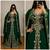 Emerald Green Embroidered Moroccan Kaftan Gown