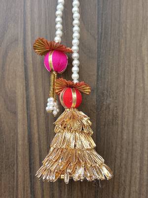 decorative hanging shubh-labh mdf elephant hanging traditional for decoration toran for home decor (pack of 2) 3