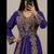 Royal blue Heavy Gold Embroidered Moroccan Kaftan Gown