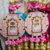 handmade floral beads shubh labh mdf decorativetraditional flower hanging decoration (set of 1)