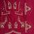 pink color Beads work Multi Thread and Dori Sequence work silk blend Lehenga Choli 