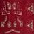 red color Beads work Multi Thread and Dori Sequence work silk blend Lehenga Choli 
