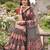 Riva enterprise women's linen blend printed exclusive saree with blouse