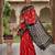 Riva enterprise women's linen blend printed exclusive saree with blouse