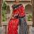 Riva enterprise women's linen blend printed exclusive saree with blouse