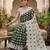 Riva enterprise women's linen blend printed exclusive saree with blouse