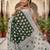 Riva enterprise women's linen blend printed exclusive saree with blouse