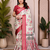 Cream Color Zari Weaving Work Silk Blend Saree