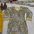 Mustard yellow & white paisley print ethnic co-ord set