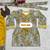 Mustard yellow & white paisley print ethnic co-ord set