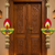handmade mdf diya gotaball beads decorative hanging traditional for home decor (pack of 2)