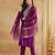 Women's Gorgeous Embroidery Work Viscose Rayon Fabric Straight Kurta Pant and Dupatta Set