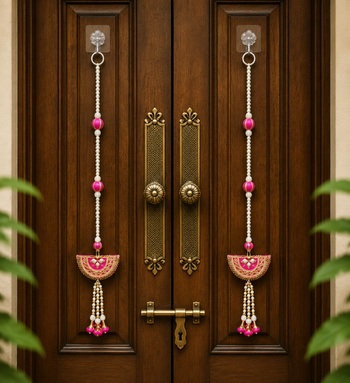 handmade decorative hangingtraditional toran for decoration toran for home decor (pack of 2) 4