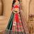 Red Mirror Navratri Lehenga Choli With Dupatta