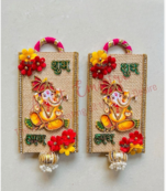 small hanging decor handmade wall ornament for home office decoration (pack of 2)