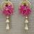 handmade pearl lotus shubh labh decorative hangingtraditional for home decoration (pack of 2)