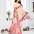 cream jacquard weaving work cotton blend saree