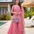 Women's Gorgeous Embroidery Work Fandy Silk Satin Fabric Straight Kurta Sharara and Dupatta Set