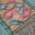 Women   s multicolor printed saree with traditional beautiful print and with real mirror work