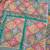 Women   s multicolor printed saree with traditional beautiful print and with real mirror work