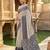 Women   s white printed saree with traditional beautiful print and with real mirror work