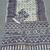 Women   s white printed saree with traditional beautiful print and with real mirror work