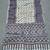 Women   s white printed saree with traditional beautiful print and with real mirror work