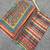 Women   s brown printed saree with traditional beautiful print and with real mirror work
